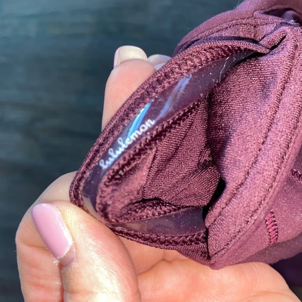 Lululemon Invigorate High Rise Tight 25” Burgundy Sz 4